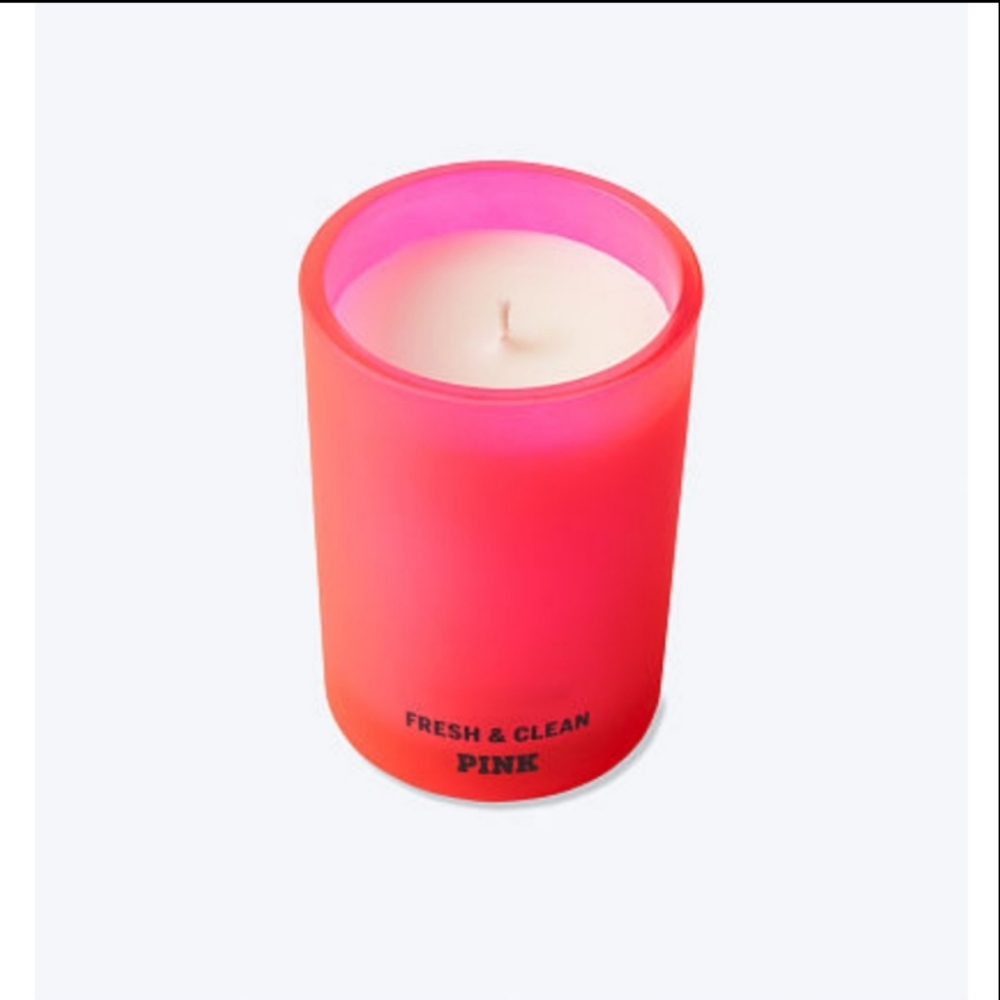 PINK VS candle